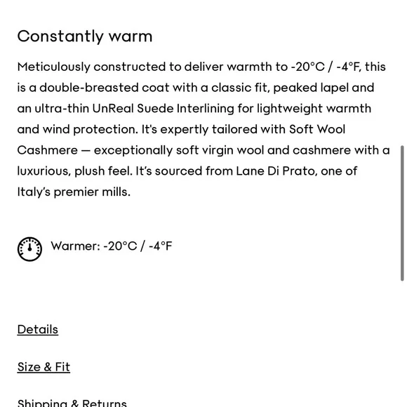 NWT Aritzia Babaton Constant Coat Sodt Wool Cashmere in Matte Pearl - Picture 4 of 12